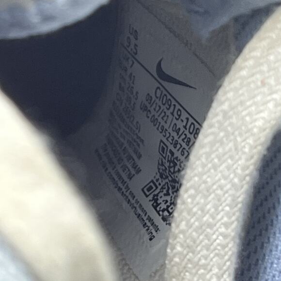 Nike Women’s Air Force 1 Low Shadow Cracked Sneaker Size 9.5 - Picture 5 of 8